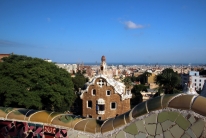 Park Guell (city view) (Barcelona)